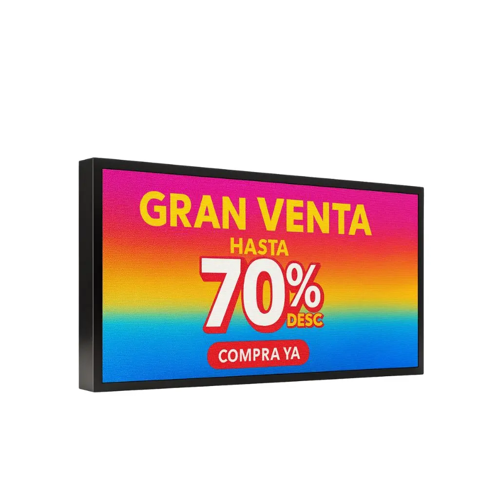 Cartel LED Interior 960x480mm Alto Brillo